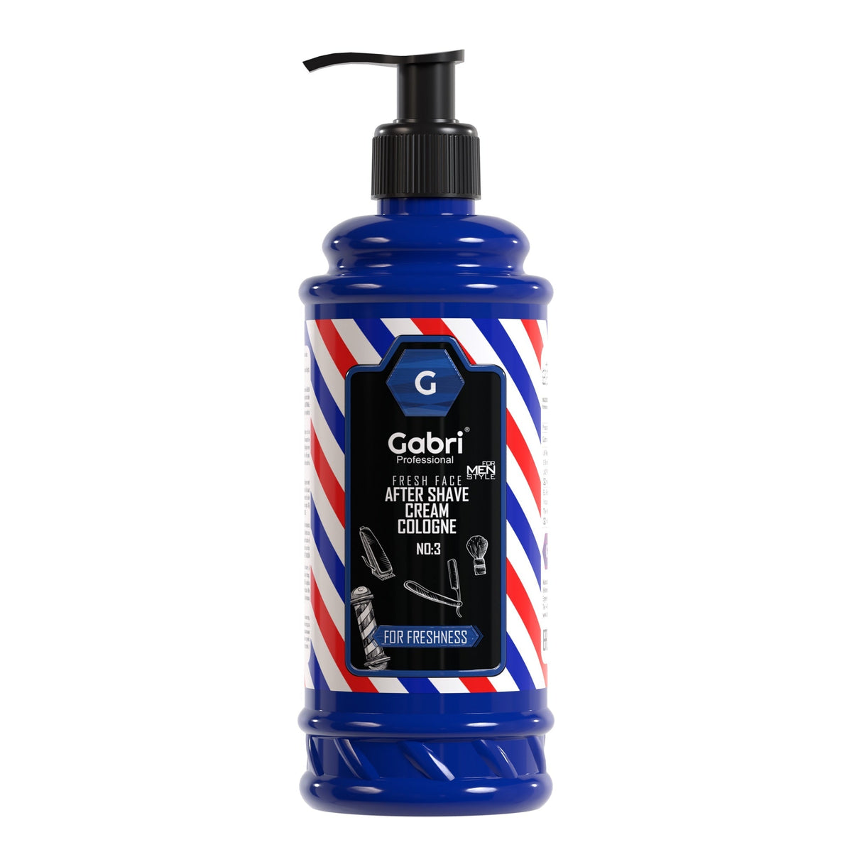 Gabri Professional - After Shave Cream Cologne No.3 For Freshness 400ml