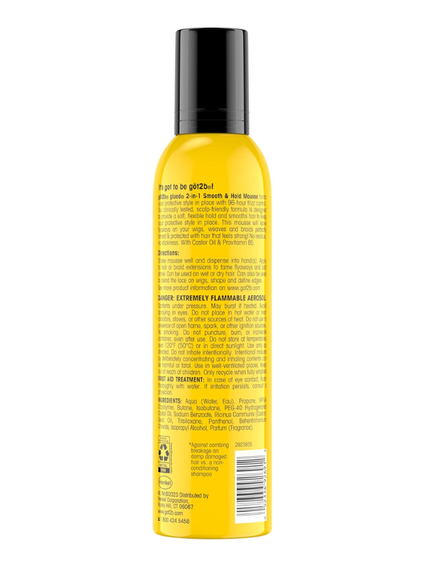 Got2b Glued Smooth & Hold Hair Mousse 8oz
