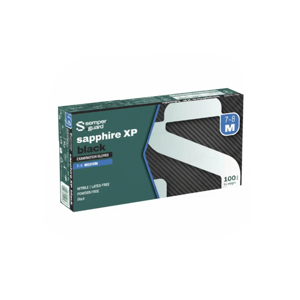 GripStrong Black Nitrile Gloves 100pcs