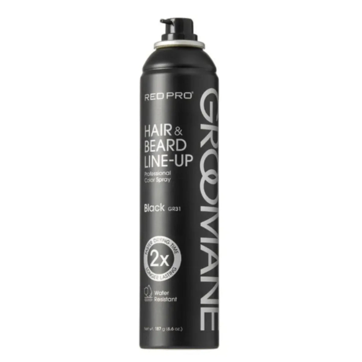RED Pro Groomane Hair & Beard Line-Up Color Spray 6.6oz