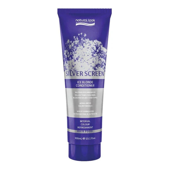 Natural Look Silver Screen Ice Blonde Conditioner 300ML/1L (Choose Your Size)