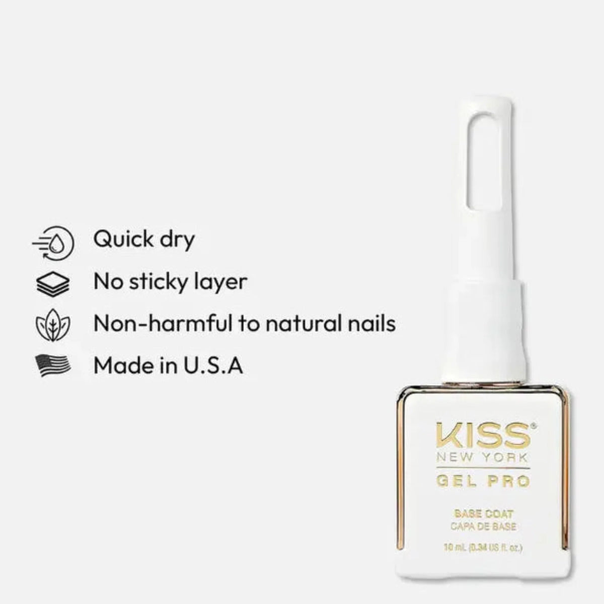 KISS New York Gel Pro Polish Basecoat