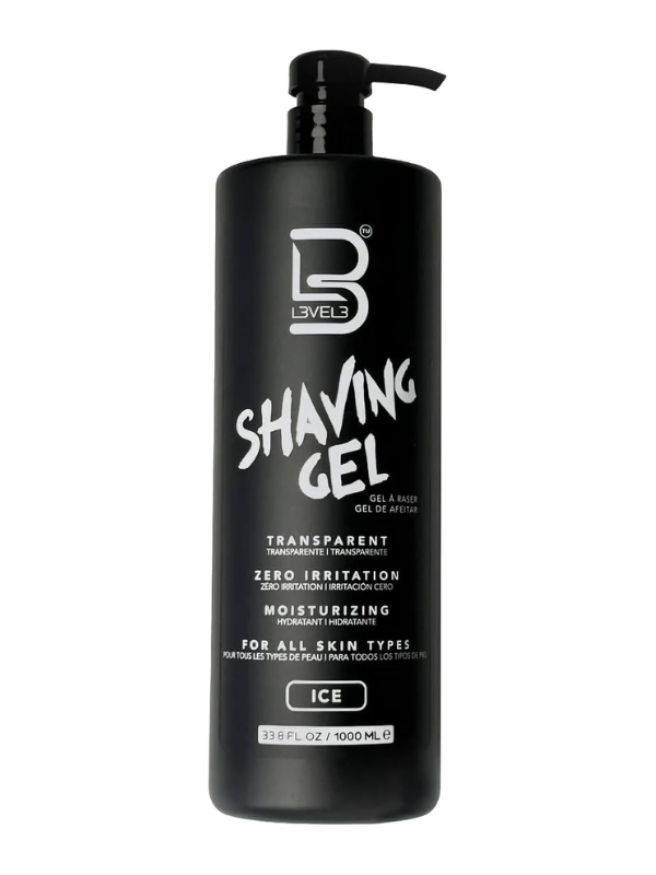 L3VEL3 Transparent Shaving Gel Assorted Sizes