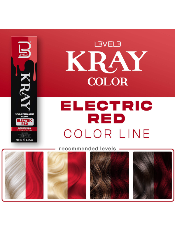 L3VEL3 Kray Semi Permanent 100ml Assorted Colors