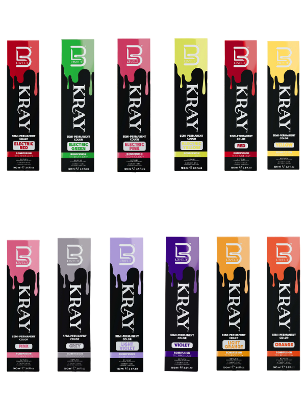 L3VEL3 Kray Semi Permanent 100ml Assorted Colors