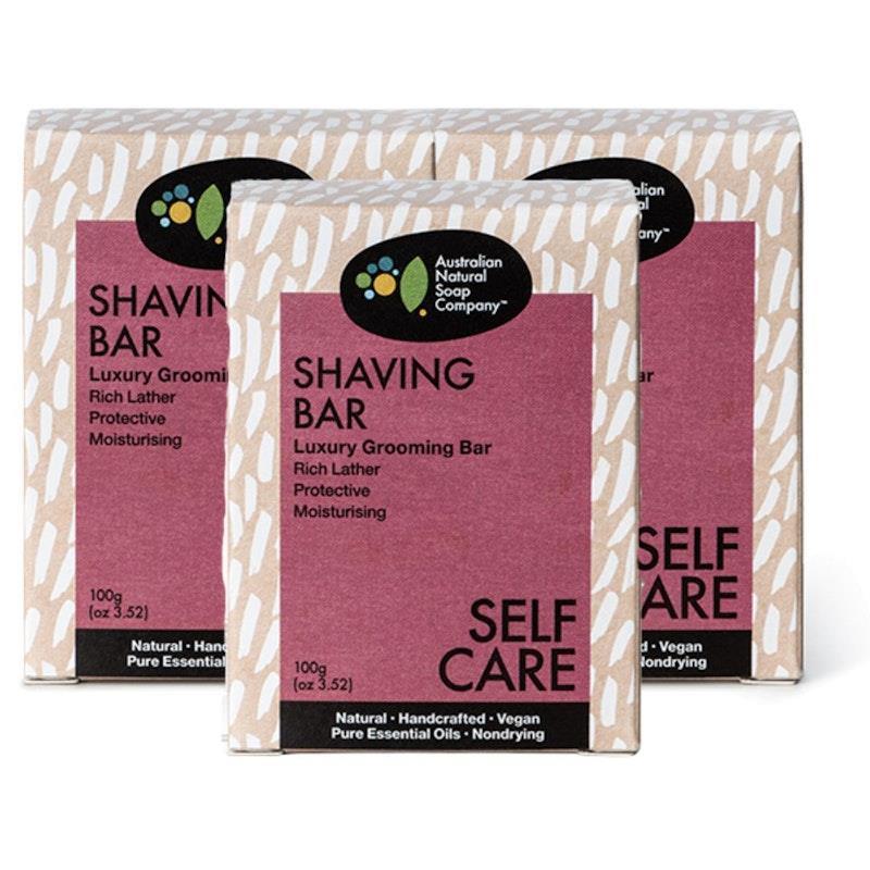 Australian Natural Soap Company Shaving Soap 3 Pack