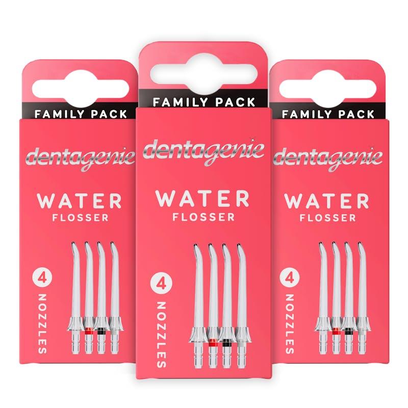 Dentagenie Water Flosser Replacement Nozzles Family Pack