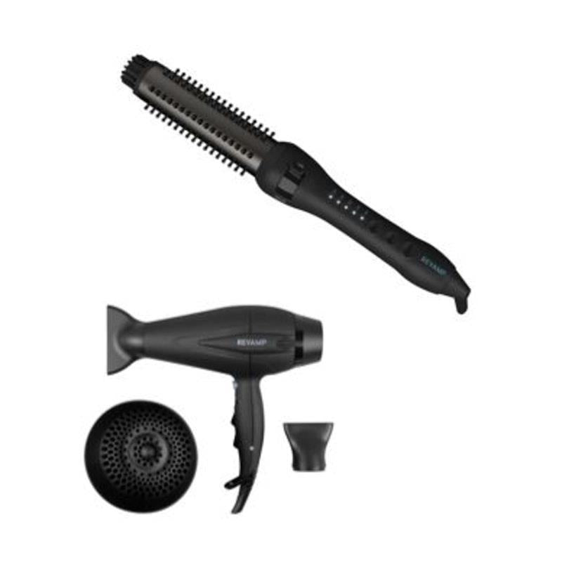 REVAMP Progloss 5500 Hair Dryer and Volume and Wave Bundle