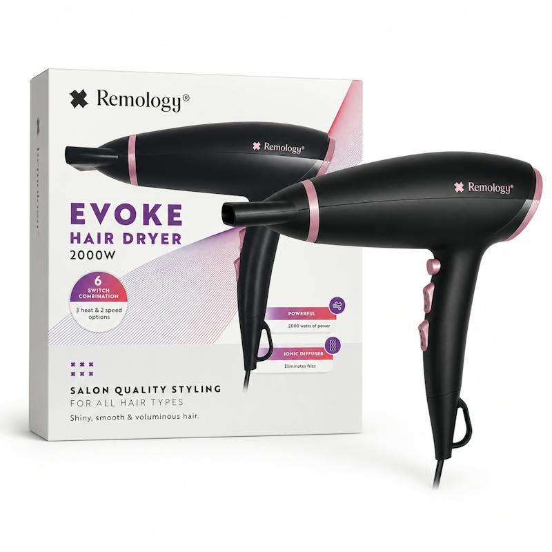 Remology Evoke Professional Ionic Hair Dryer with Cool Shot