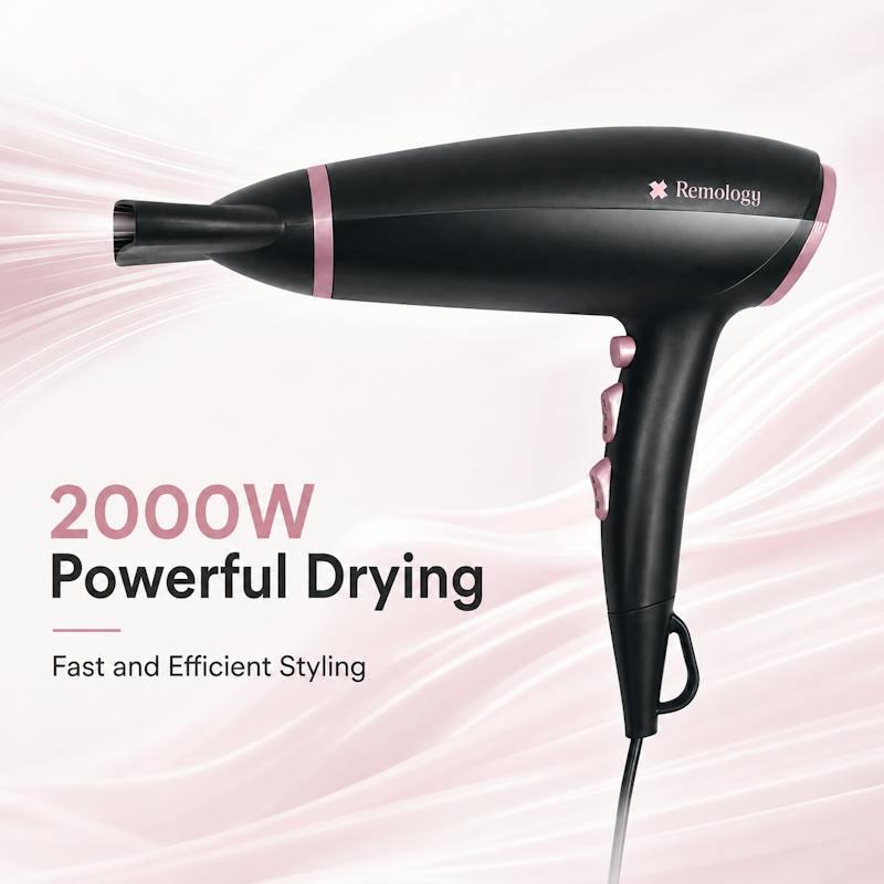 Remology Evoke Professional Ionic Hair Dryer with Cool Shot
