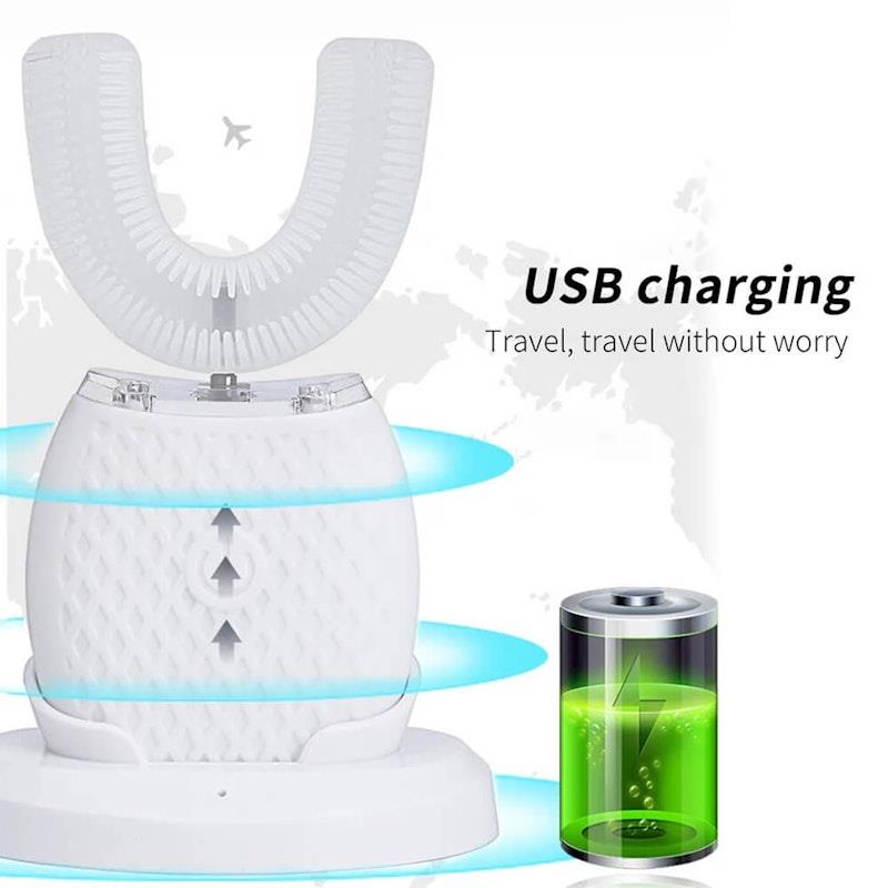 Caremax Ultrasonic Rechargeable 360 Degree Portable Toothbrush