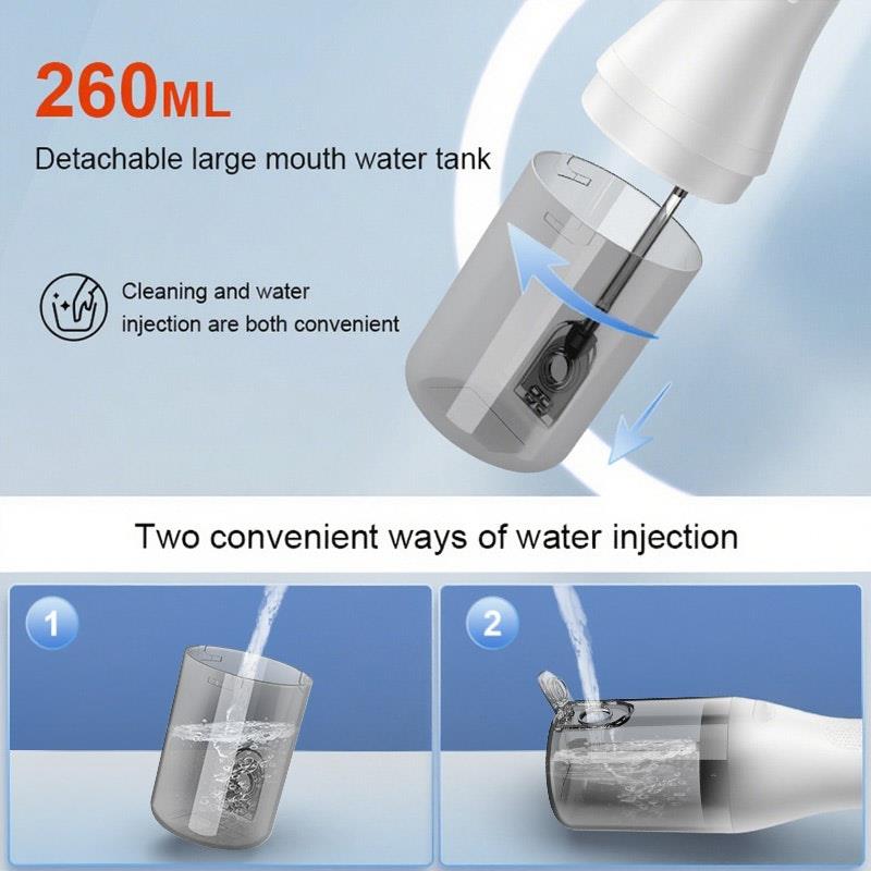 Eevee Electric Toothbrush and Water Flosser Combo Pack White