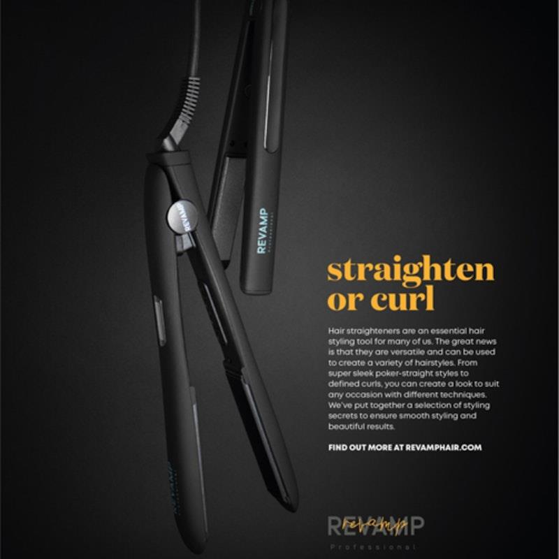 REVAMP Progloss Steamcare Steam Hair Straightener