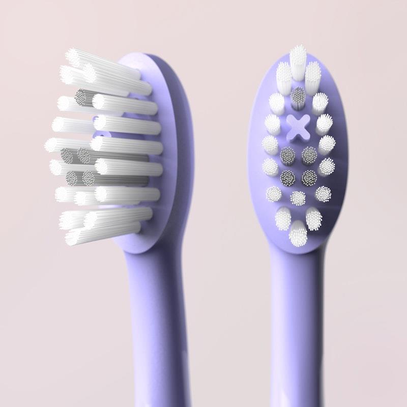 ORDO Sonic+ Toothbrush and 2 Brush Heads Bundle Pearl Violet