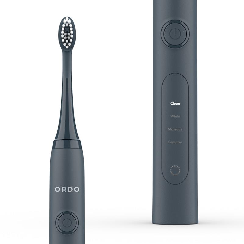 ORDO Sonic+ Toothbrush Duo Bundle Charcoal Grey and Pearl Violet