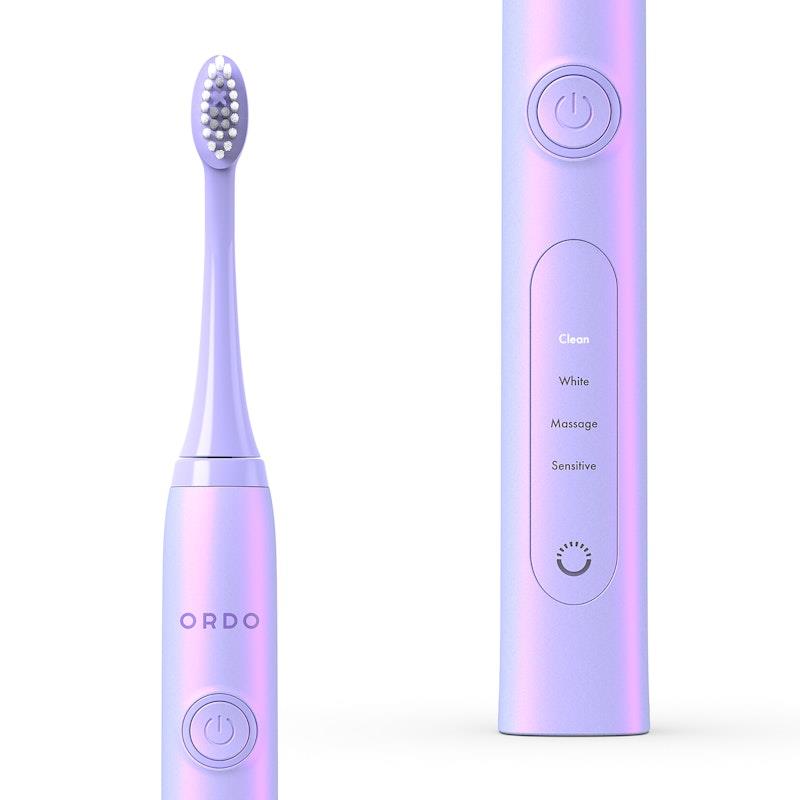 ORDO Sonic+ Toothbrush and Charging Travel Case Pearl Violet