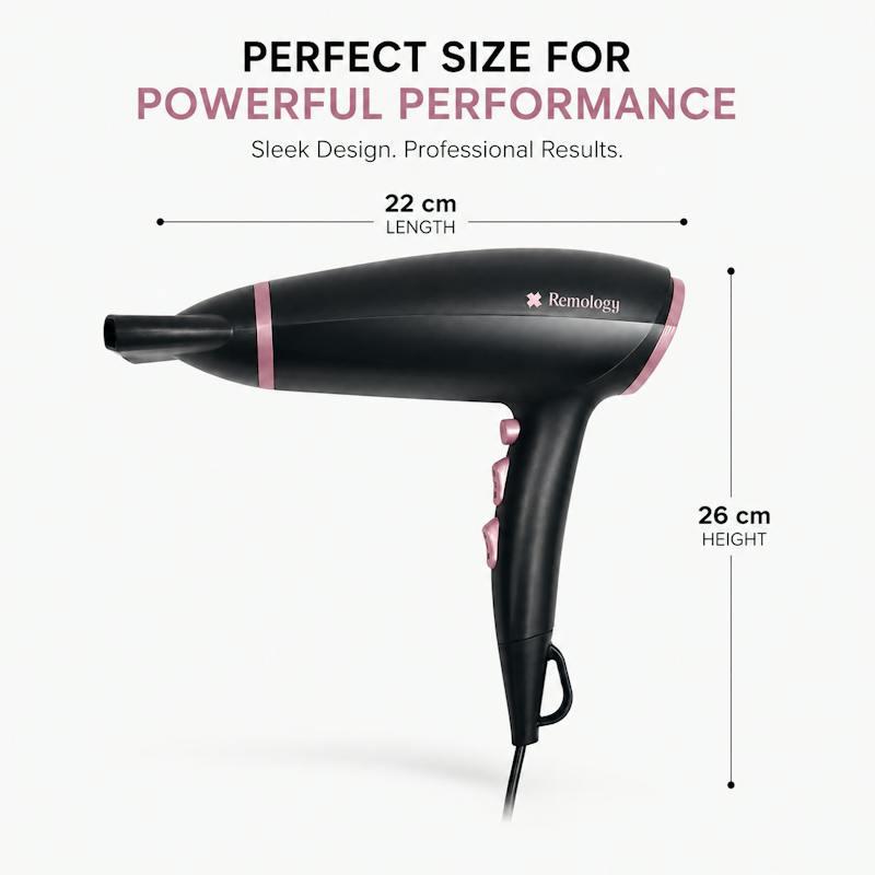 Remology Evoke Professional Ionic Hair Dryer with Cool Shot