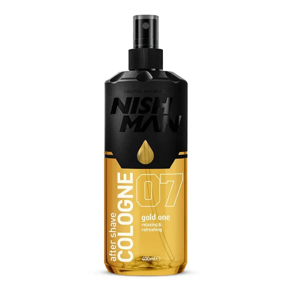 Nish Man After Shave Cologne Spray Gold One (07) 400ml