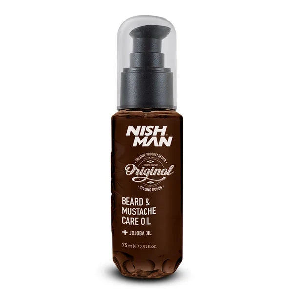 Nish Man Beard & Moustache Care Oil 100ml