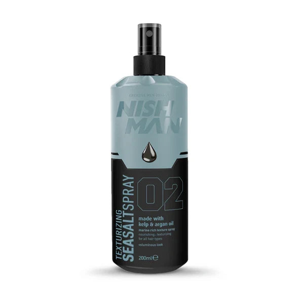 Nish Man Sea Salt Spray Kelp & Argan Oil 02 200ml