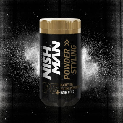 Nishman Hair Styling Powder 20g – Ultra Hold & Natural Volume