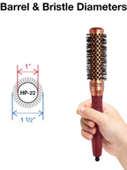 Olivia Garden Heat Pro Ceramic Ion Thermal 1" Brush