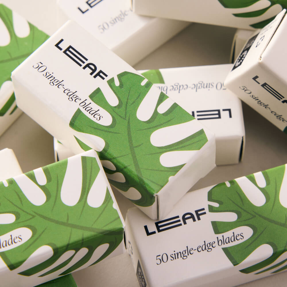 50 Leaf Shave Single Edge Razor Blades