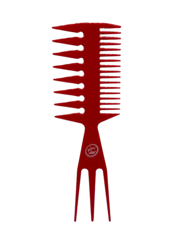 Rolda Barber Hair Multi-Styling Pick Fish Comb Assorted Colors