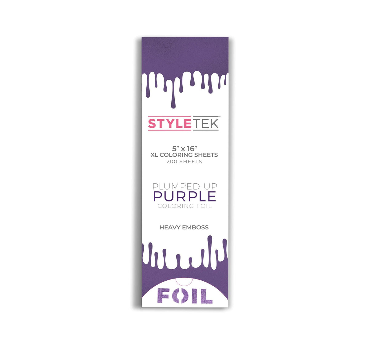 Styletek 5x16 XL FLAT Pre-Cut Sheets 200 Embossed Sheets