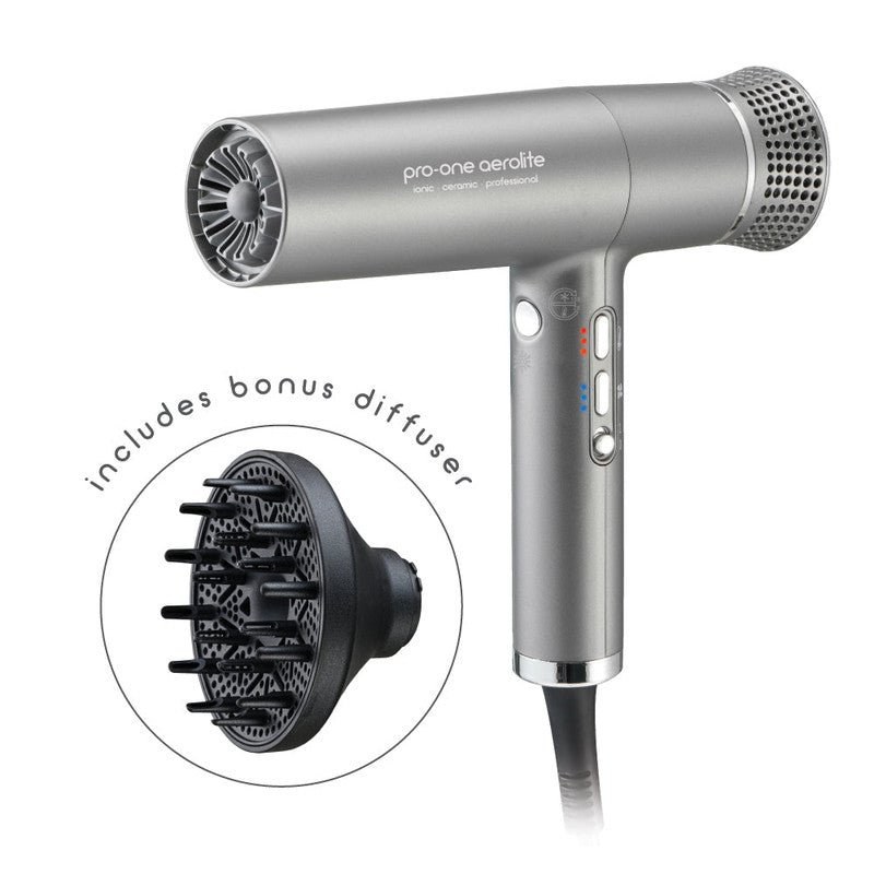 Pro-One Aerolite Hairdryer - TITANIUM