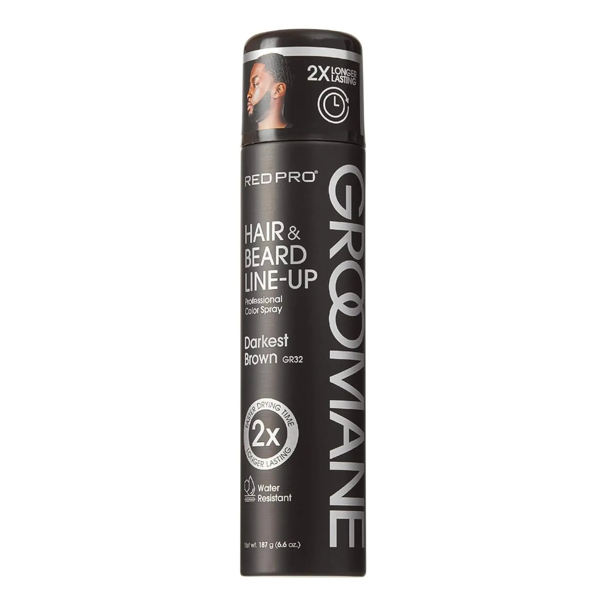 RED Pro Groomane Hair & Beard Line-Up Color Spray 6.6oz