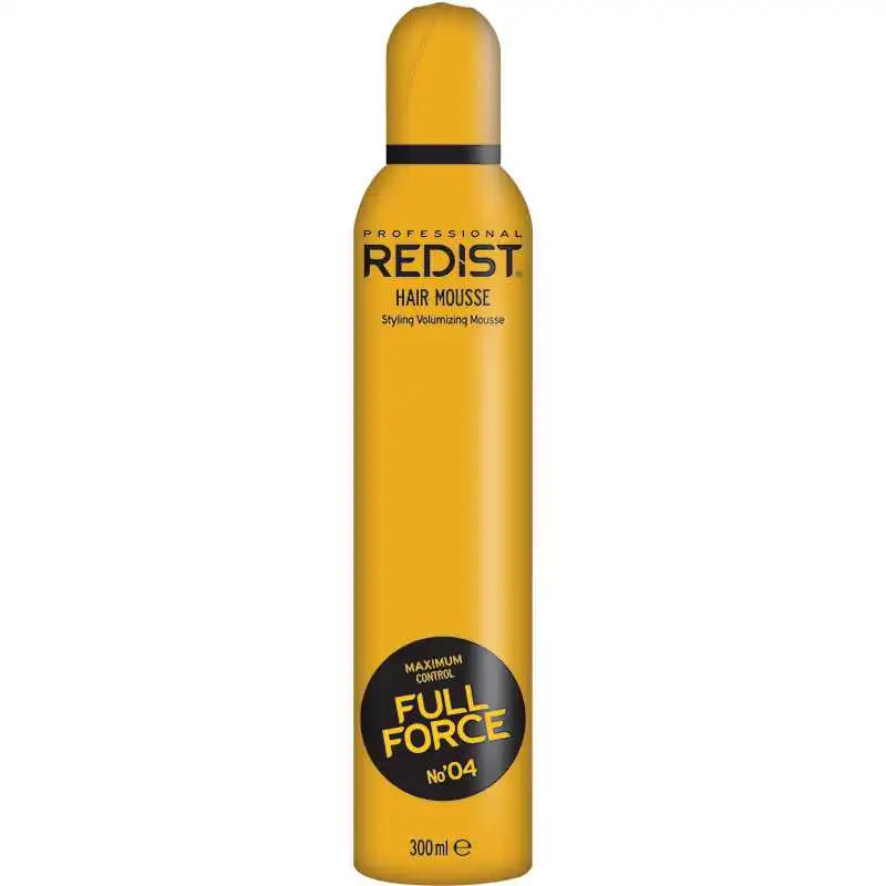 Redist Full Force Styling Foam 300ml – Strong Hold Vegan Mousse