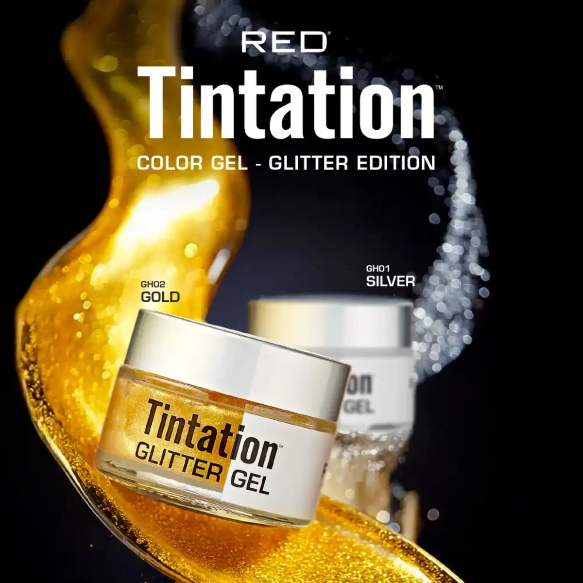 Red By Kiss Tintation Glitter Gel 30ml – Assorted Colors
