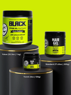 Rolda Black Styling Gel Assorted Sizes