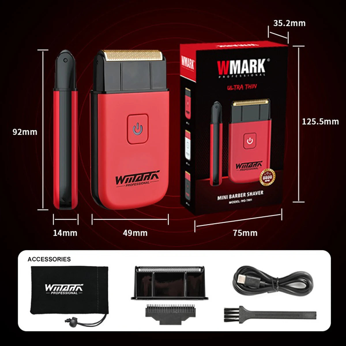 WMARK NG-7901 mini foil shaver