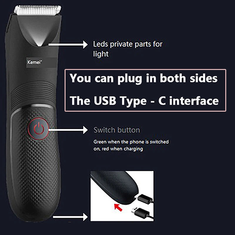 Kemei KM-1838 body groomer