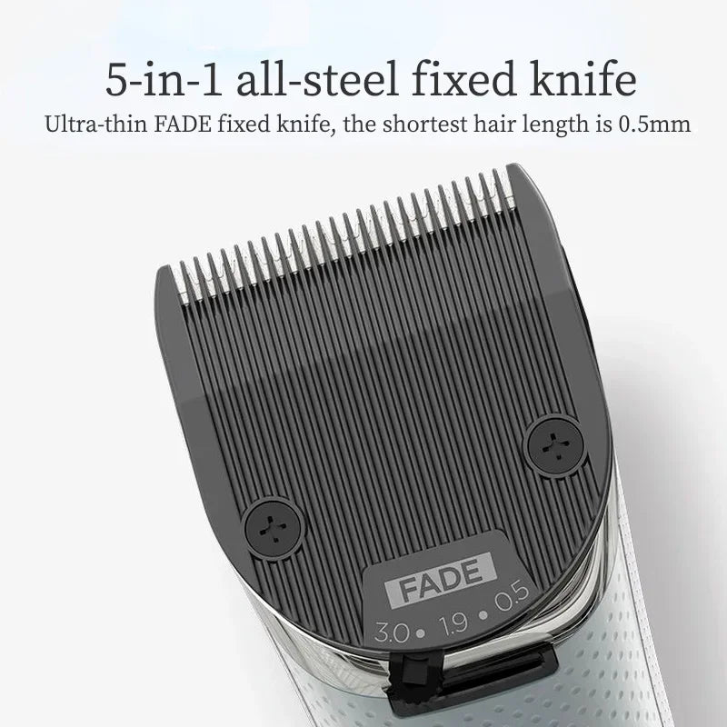 Madeshow 986F Professional Cordless Hair Clipper with Adjustable Blade