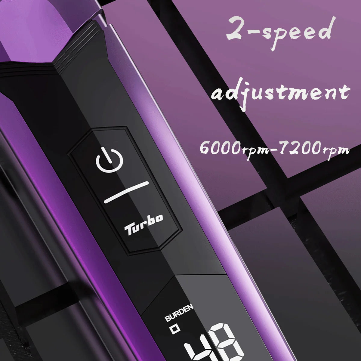 Kulilang R77F Professional Cordless Hair Clipper, 7200 RPM Fade Blade