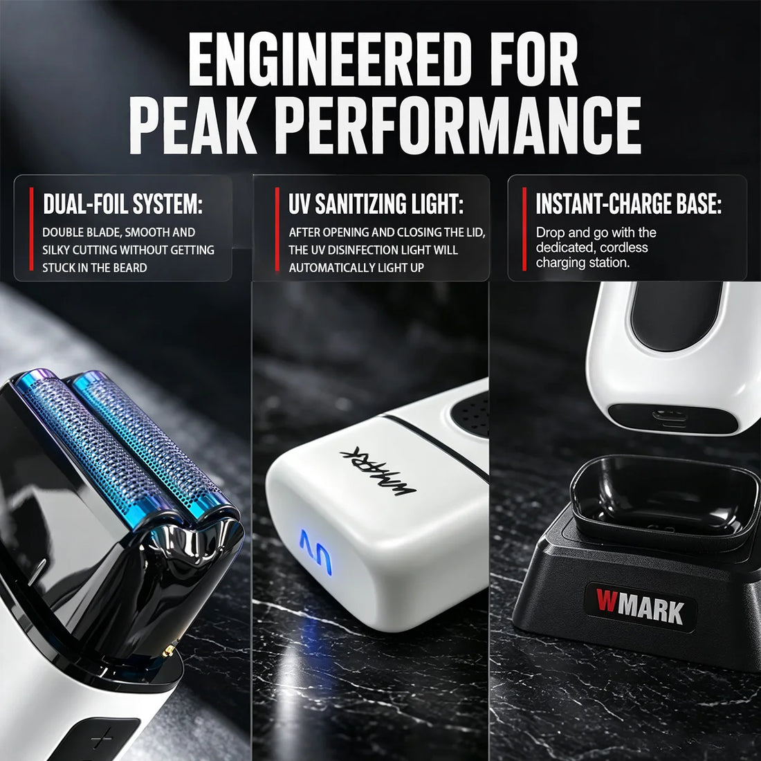 WMARK NG-8906 foil shaver