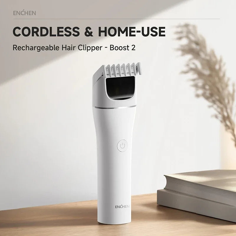 Enchen Hair Clipper 2 Cordless Rechargeable Clipper with Electric Length Adjustment