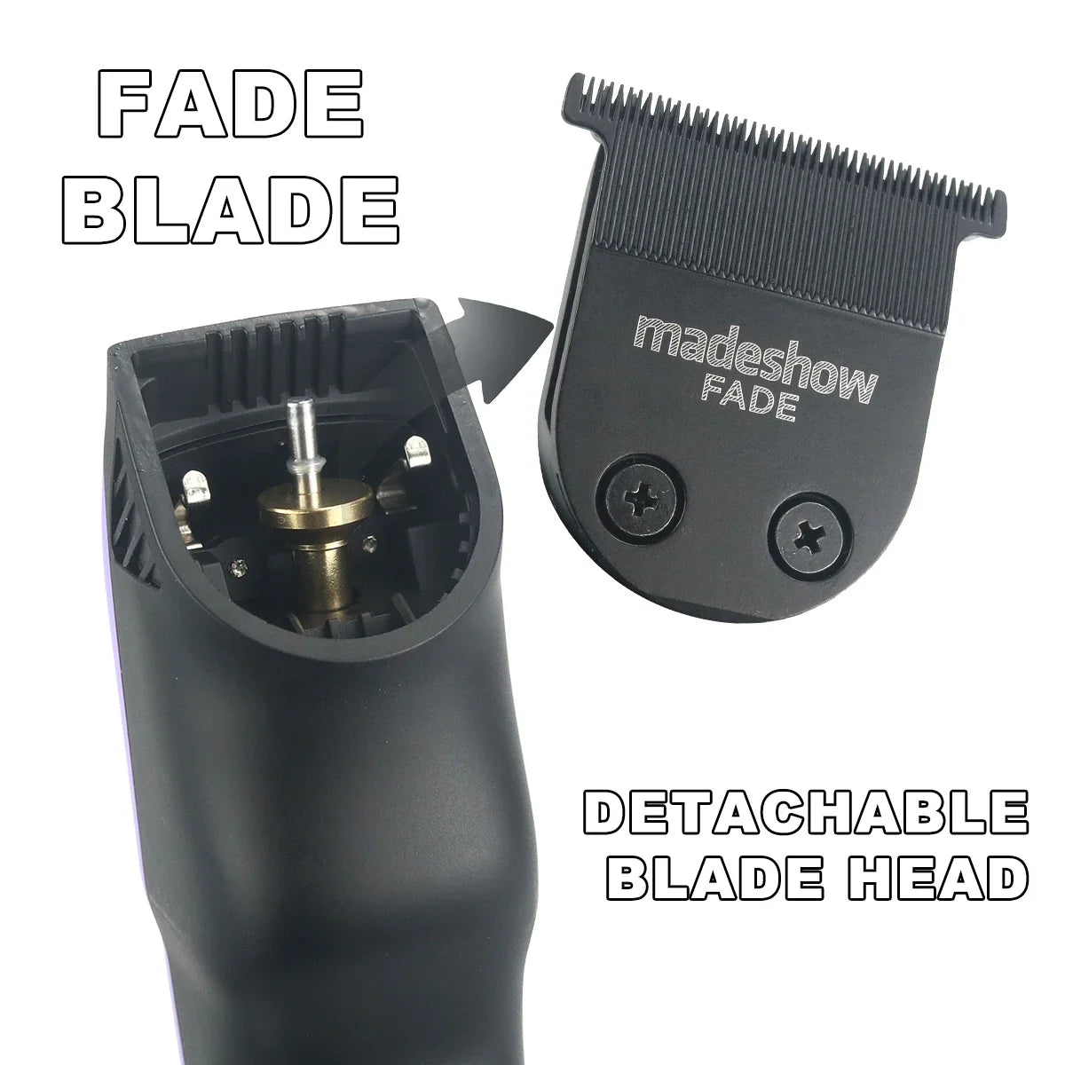 Madeshow M16 Professional Hair Trimmer, DLC Zero Gap Blade 6500 RPM
