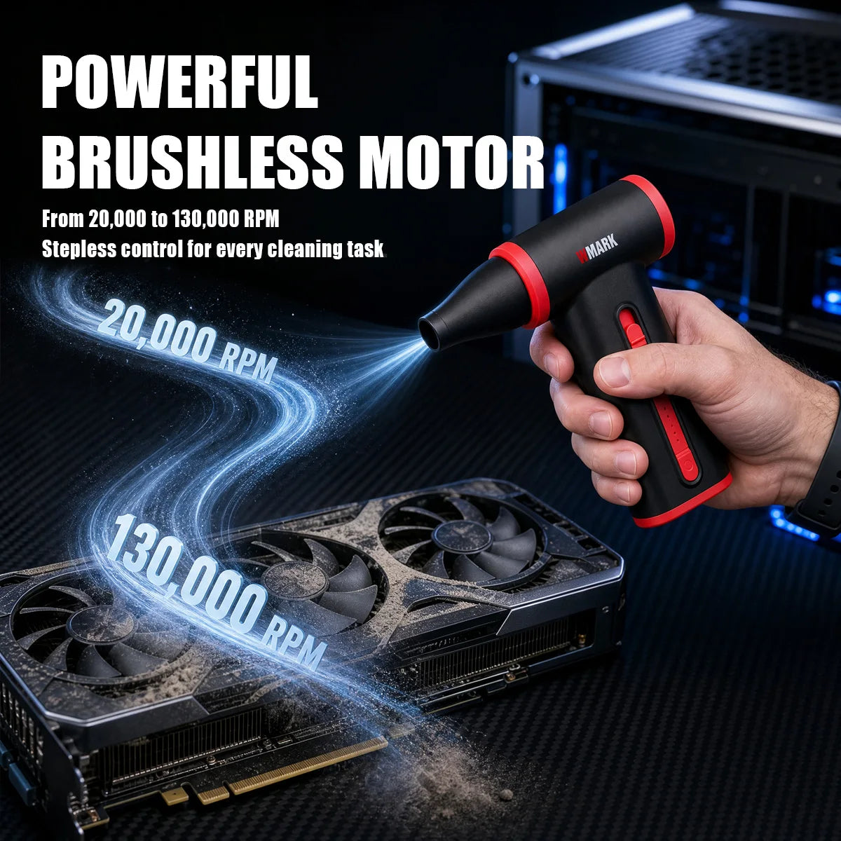 WMARK NG-TB001 cordless barber jet blower