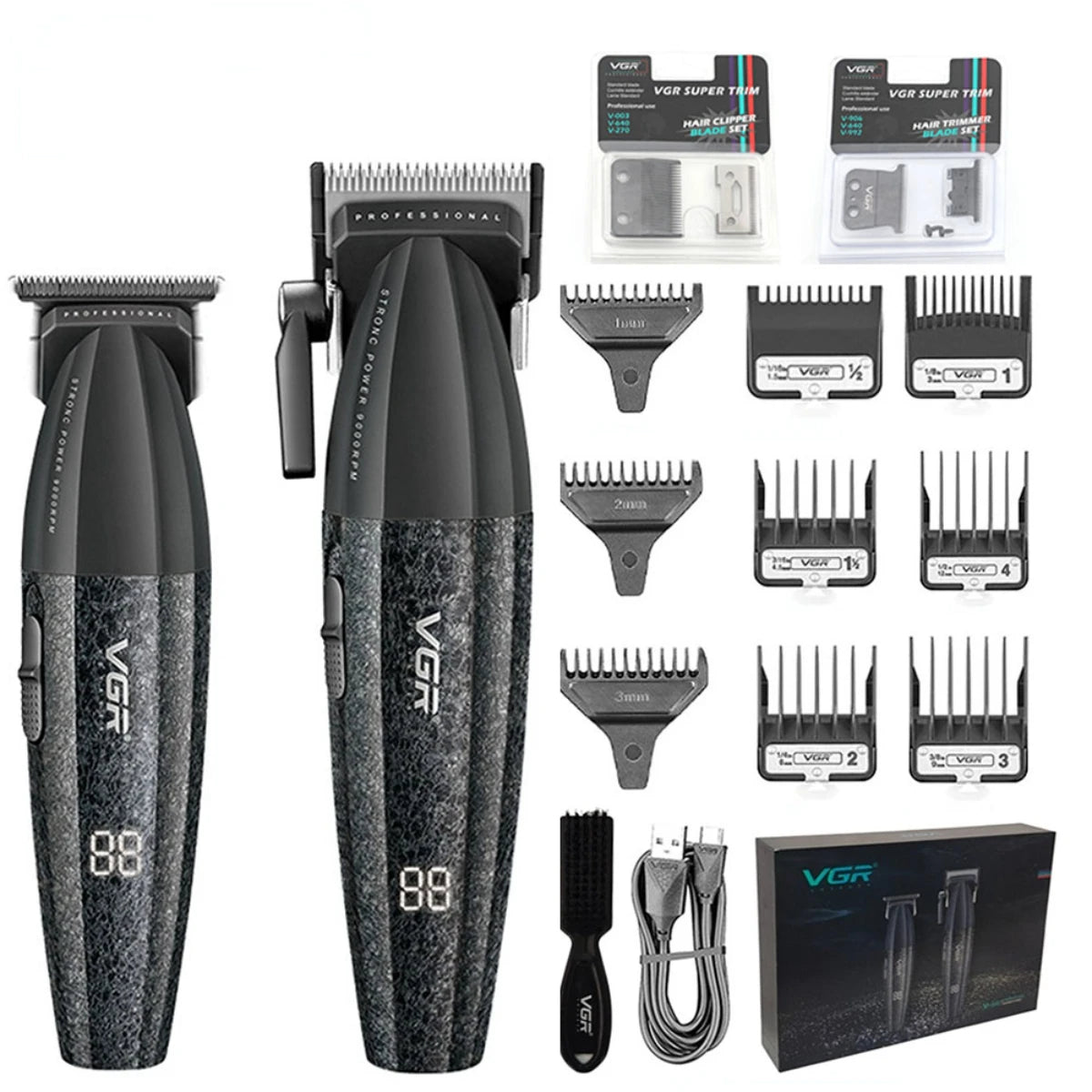 VGR V-640 black with spare blade