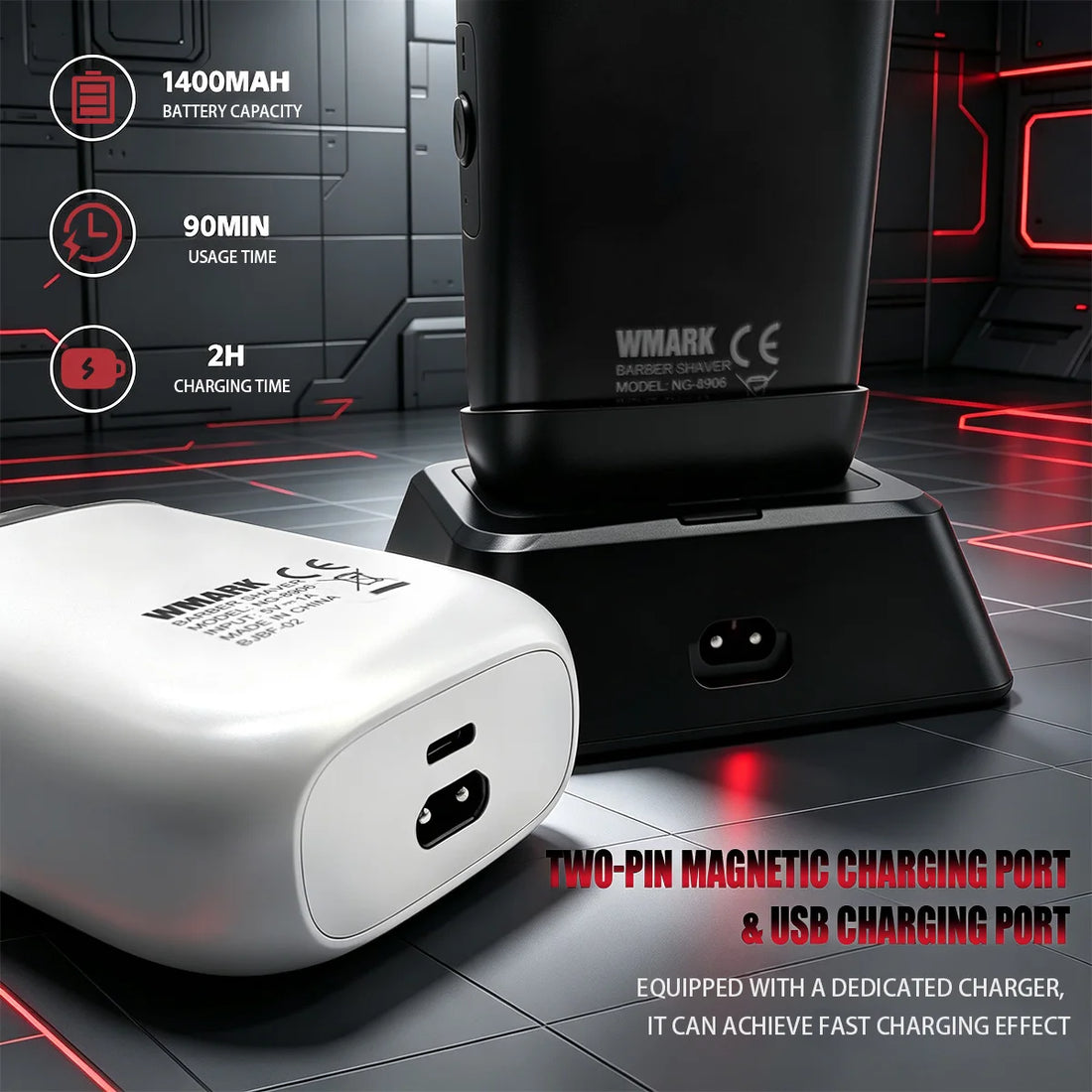 WMARK NG-8906 foil shaver