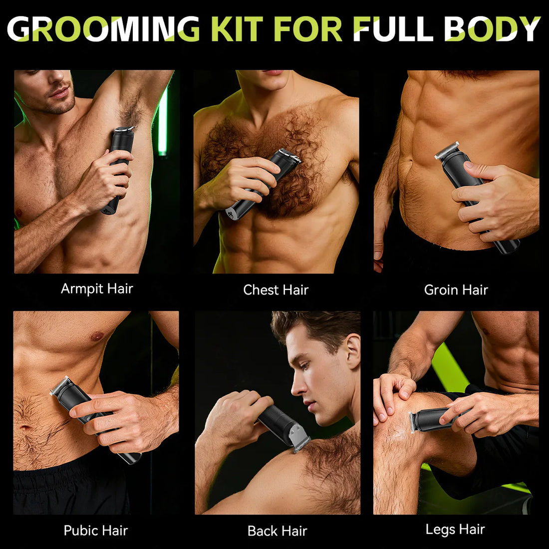 Enchen Beardo 3 Beard Trimmer and Grooming Kit, Type-C Charging