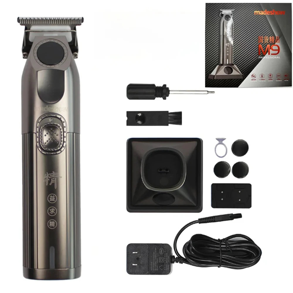 Madeshow M8F and M9 Cordless Barber Clipper and Trimmer