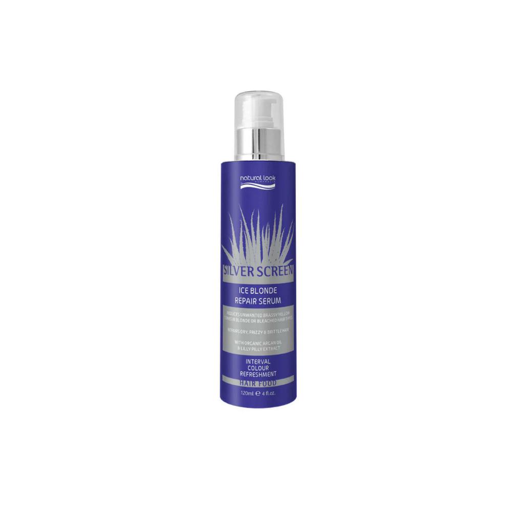 Natural Look Silver Screen Ice Blonde Shampoo&Conditioner 1L&Repair Serum&Detangler&Smooth Ends