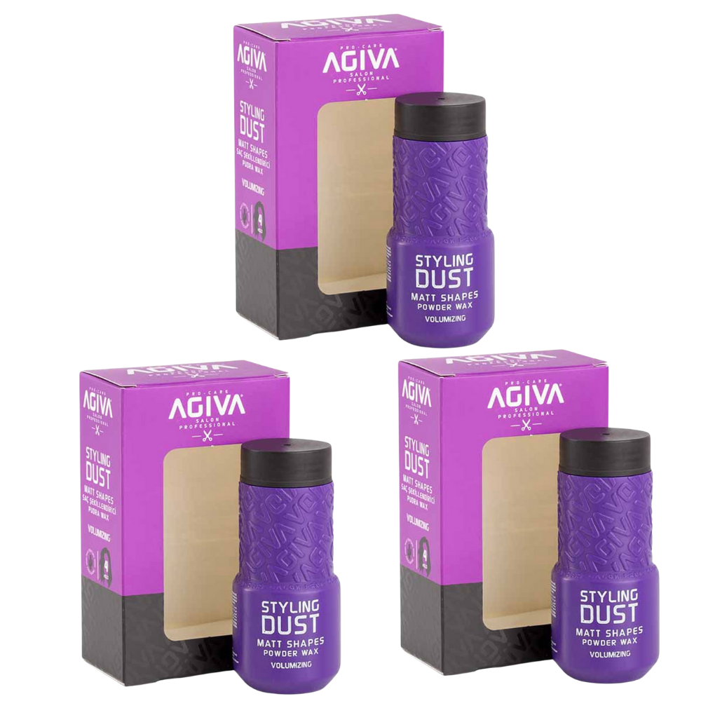 UP-TO-3 Agiva Dust Matt Shapes Hair Styling Powder Wax 04 Volumizing 20G