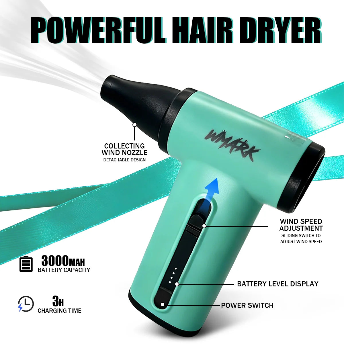 WMARK NG-8637 5 in 1 barber kit