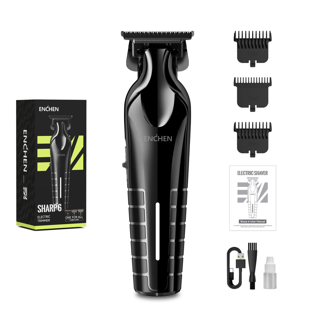 Enchen Sharp 6 Zero Gap T-Blade Trimmer, 5000 RPM
